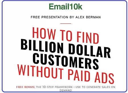 Alex Berman – Email 10k