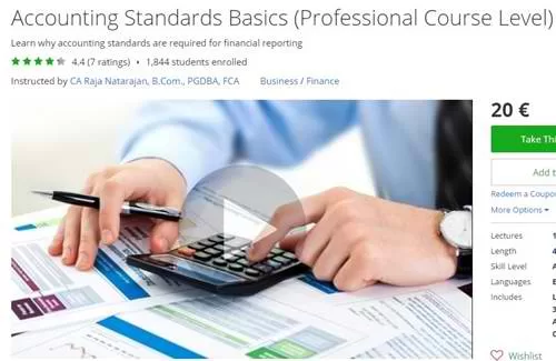 CA Raja Natarajan B.Com . PGDBA FCA Accounting Standards Basics Professional Course Level