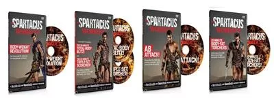 The Spartacus Workout 4 DVDs