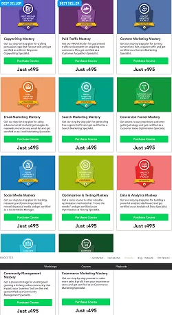 DigitalMarketer Certifications Mastery Courses All Courses Bundle
