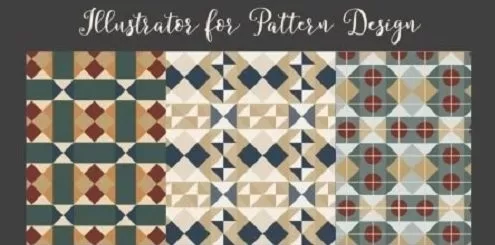 Illustrator for Pattern Design Geometric Tile Patterns