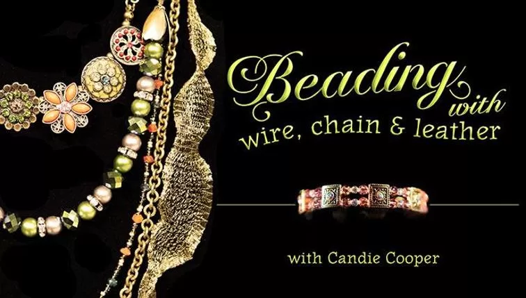 mybluprint Beading with Wire Chain Leather