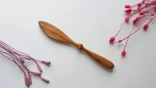 wooden knife carving