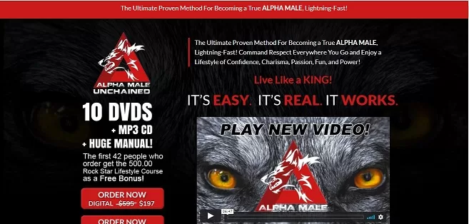 Scott Bolan Alpha Male Unchained DVDs 1