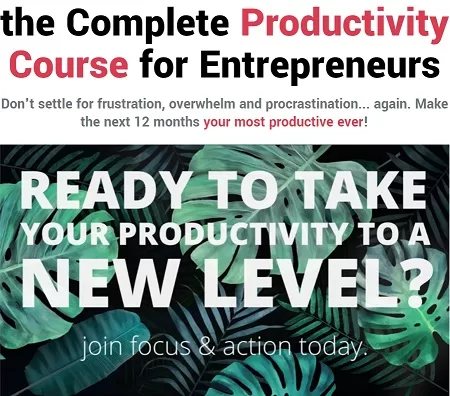 Shane Melaugh Focus Action Productivity Course 2019 Shane Melaugh Focus Action Productivity Course 2019