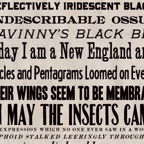 Large Font Collection