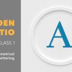 Asymmetrical Drawing Lettering with the Golden Ratio