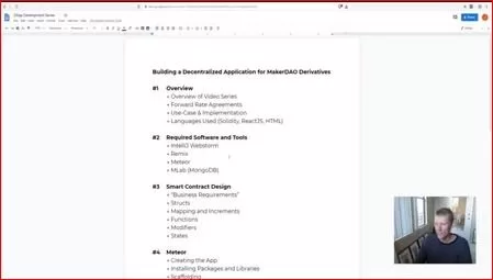 Ethereum Blockchain Decentralized Financial Application