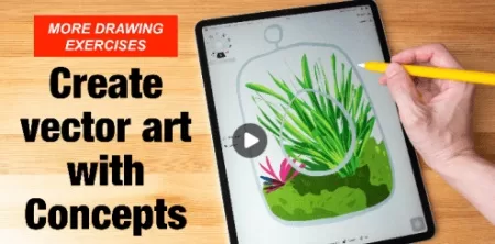 More Drawing Exercises with Concepts app Create Vector Art with Ease More Drawing Exercises with Concepts app Create Vector Art with Ease