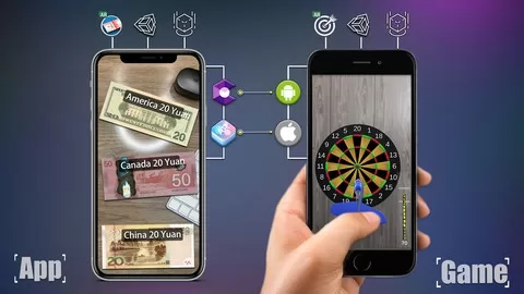 Build a Augmented Reality AR App and Game with Unity 2021