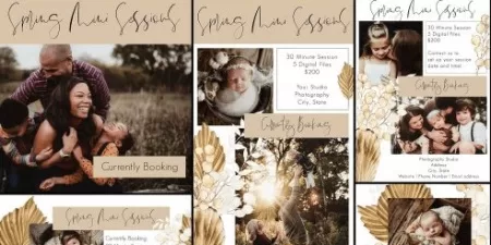Twig Olive Photography Boho Rattan Marketing Set Bonus