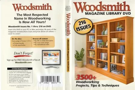 Woodsmith Magazine 1979 2014 DVD