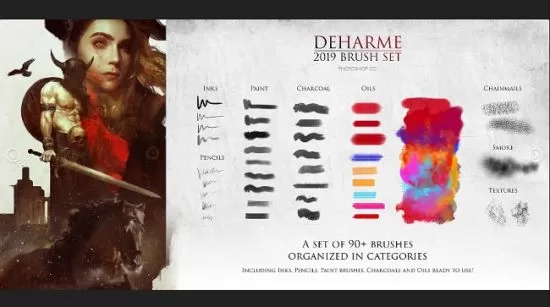 Artstation Deharme Brush Set