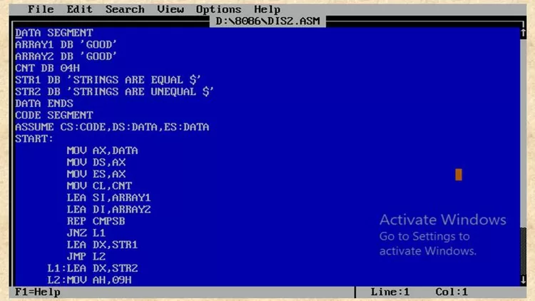 Assembly Language Programming of 8086 processor for Beginner Assembly Language Programming of 8086 processor for Beginner