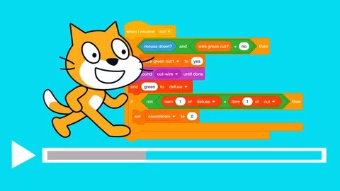 Scratch games coding for kids Advanced Scratch 3