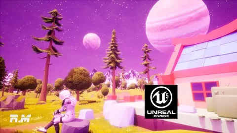 Unreal Engine 5 from introduction to creating Alien World