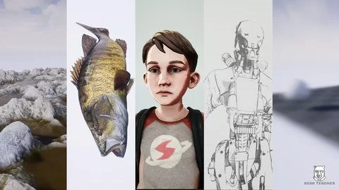 Real life complex materials for UE