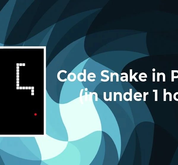 Code the classic game Snake in Python Programming for beginners