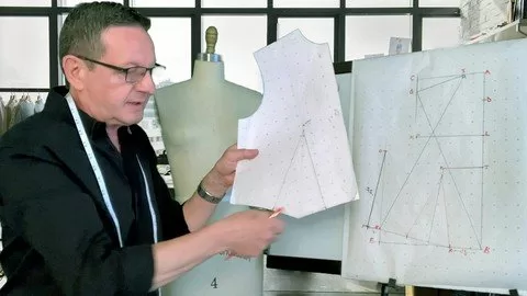 Basic Bodice For Fashion Design Pattern Making Tutorial