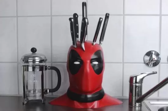Deadpool Knife Stand 3D Print Model
