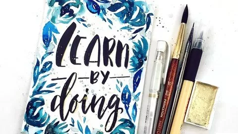Anyone Can Brush Letter Modern Calligraphy For Beginners