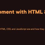 Web Development with HTML CSS The Big Picture