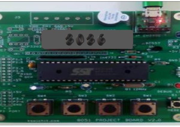 8086 Microprocessor Architecture Programming