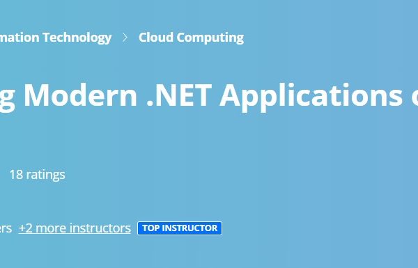Coursera Building Modern .NET Applications on AWS