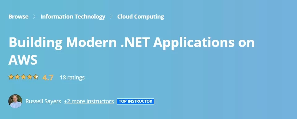 Coursera Building Modern .NET Applications on AWS Coursera Building Modern .NET Applications on AWS