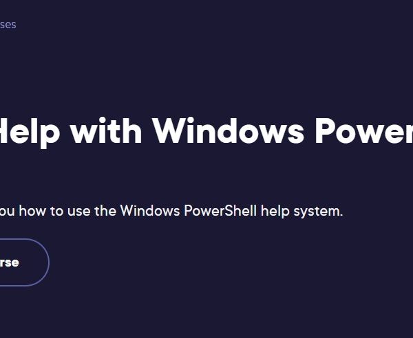 Getting Help with Windows PowerShell