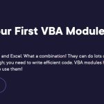 Building Your First VBA Module