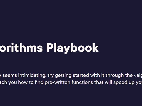 C++20 Algorithms Playbook