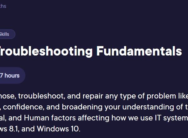 Learning Path Windows Troubleshooting Fundamentals