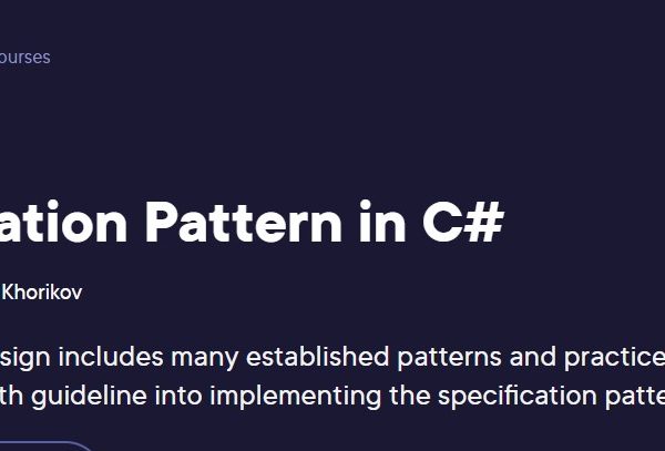Specification Pattern in C#