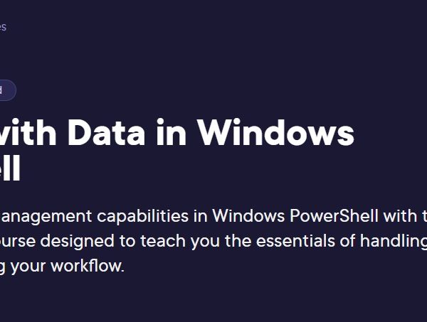 Working with Data in Windows PowerShell