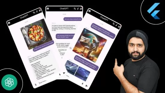 ChatGPT & Flutter Build Smart Android & iOS Chatbots