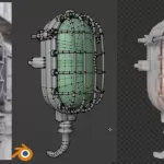 Modeling And Texturing Practice in Blender - Old Lamp