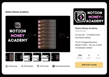 Creator Pascal - Notion Money Academy Creator Pascal - Notion Money Academy - Image 1