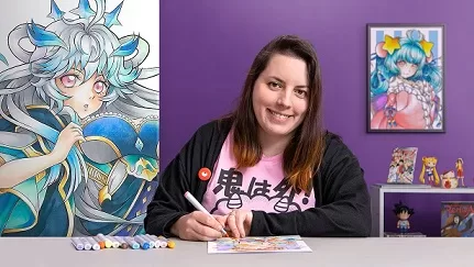Domestika - Colored Marker Techniques for Manga Domestika - Colored Marker Techniques for Manga - Image 1
