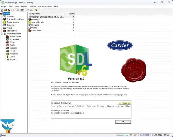 Carrier SDL v6.3 Carrier SDL v6.3 - Image 1