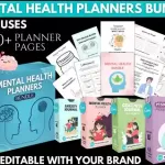 Mental Health Planners Bundle - Master Resell Rights