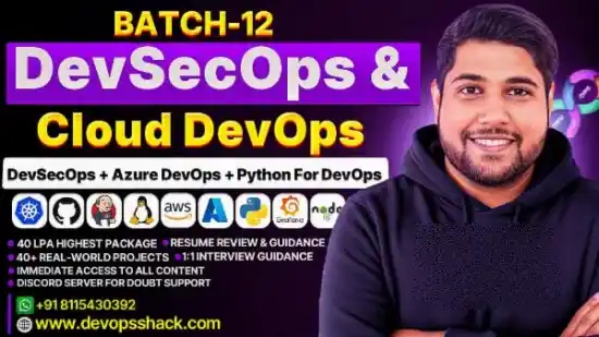 Batch-12 DevSecOps & Cloud DevOps Recorded Batch-12 | DevSecOps & Cloud DevOps | Recorded - Image 1