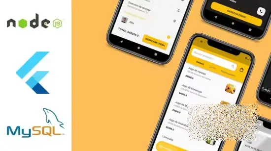 Flutter App Delivery con NodeJS, MySQL y Pasarelas de pago Flutter: App Delivery con NodeJS, MySQL y Pasarelas de pago - Image 1